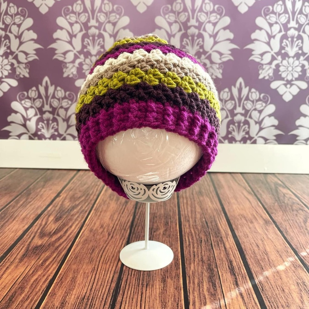 Crochet Striped Hat